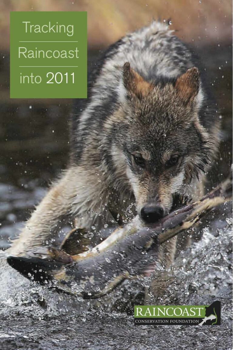 Tracking raincoast into 2011.