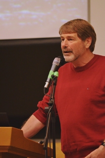 Brian Falconer gives a presentation