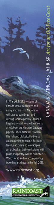 Fifty artists - some of Canada's most celebrated and many who are First Nations - will take up paintbrush and carving tools to portray Canada's fragile raincoast