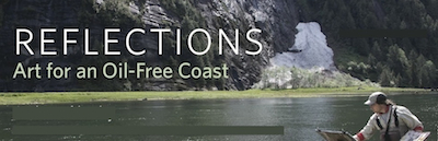 Reflections art for an oil free coast.