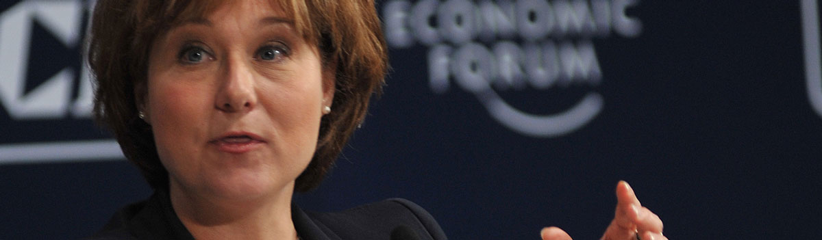 Christy Clark at the World Economic Forum in India in 2011