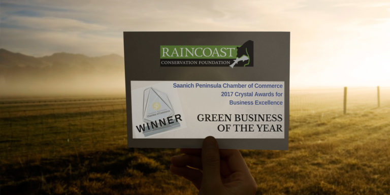 Saanich Peninsula Chamber of Commerce Green Business Award