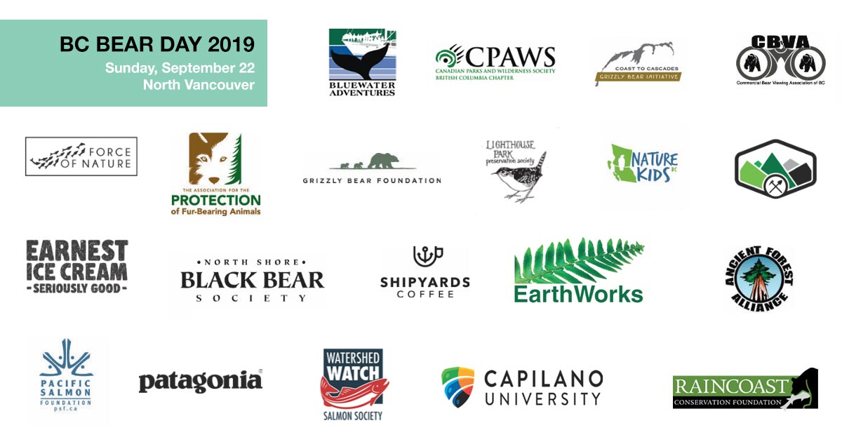 BC Bear Day community partner logos.