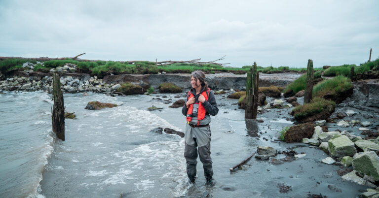 Misty MacDuffee in the Fraser Estuary