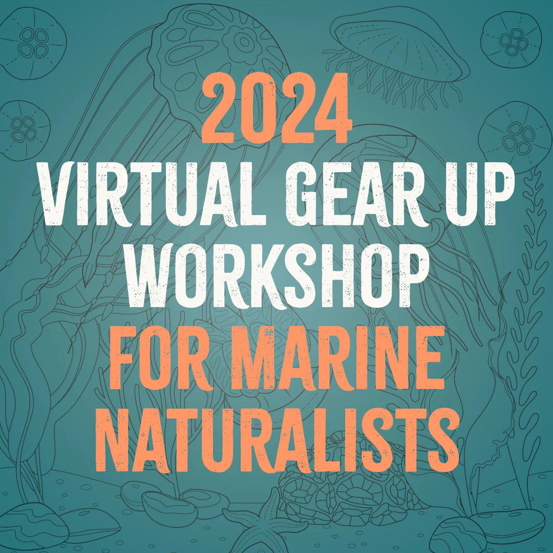 2024 Virtual Gear Up Workshop for Marine Naturalists.