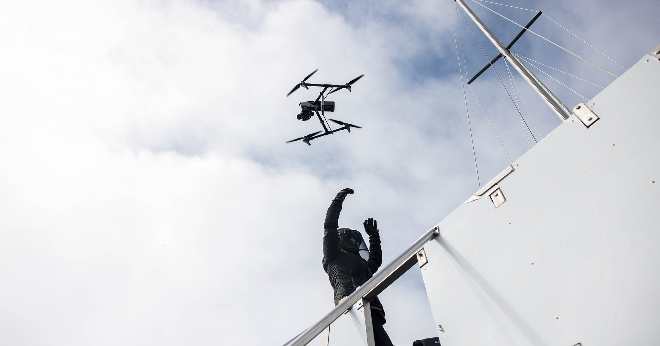 Using drones to study killer whale health