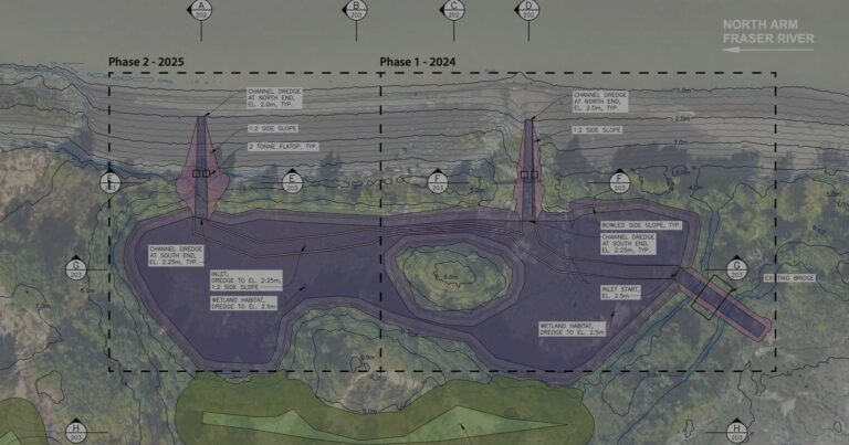 Excerpt from a Woods Island restoration plan.