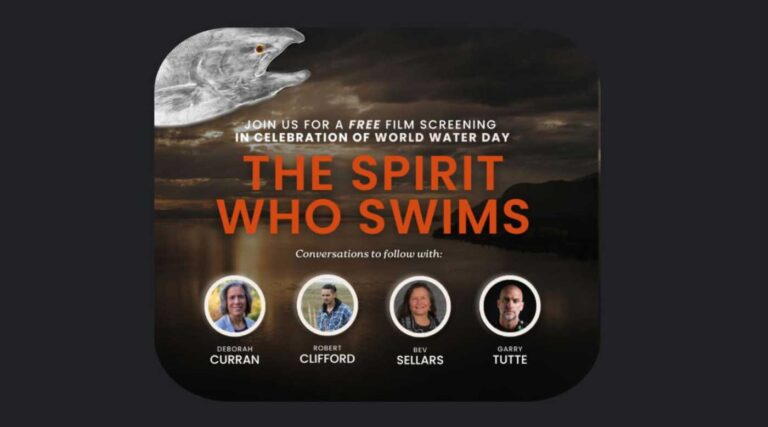 The Spirit Who Swims, film screening at UVic for World Water Day.