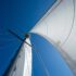 Achiever sales billow in the wind on a stunning bluesky day.