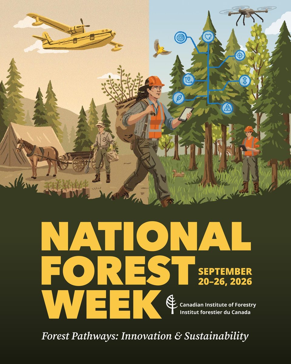 National Forest Week poster, with dates and illustration: September 20-26, 2026.
