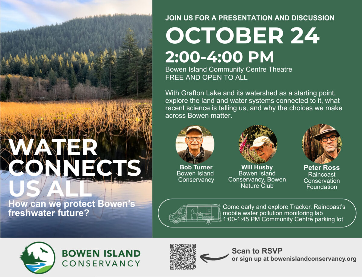 Poster for the event "Water connects us all".